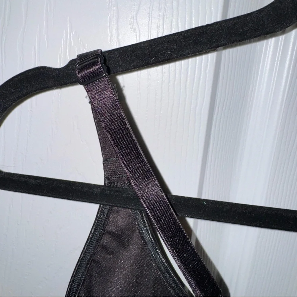 Ruby Ribbon Lace Torsette Open Bust SL3020 Black Size Medium Feminine‎